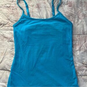 Hanes ~ Woman’s blue tank top ( size S )